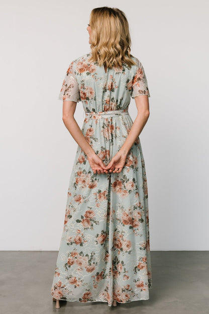 Katalaya Maxi Dress  | Sage + Gold