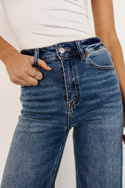 Kirby High Rise Wide Leg Jeans | Medium Wash