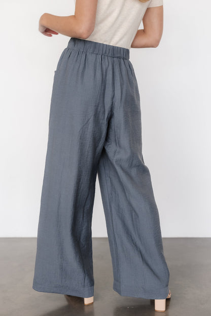Leza Pants | Slate Blue