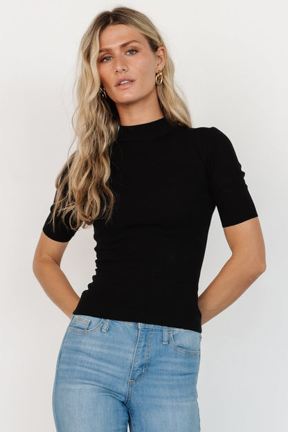 Libby Knit Top | Black