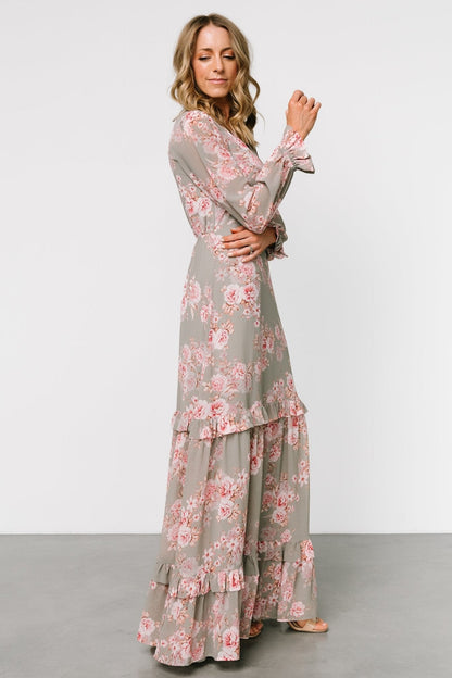 Liliana Maxi Dress | Dusty Sage + Rose