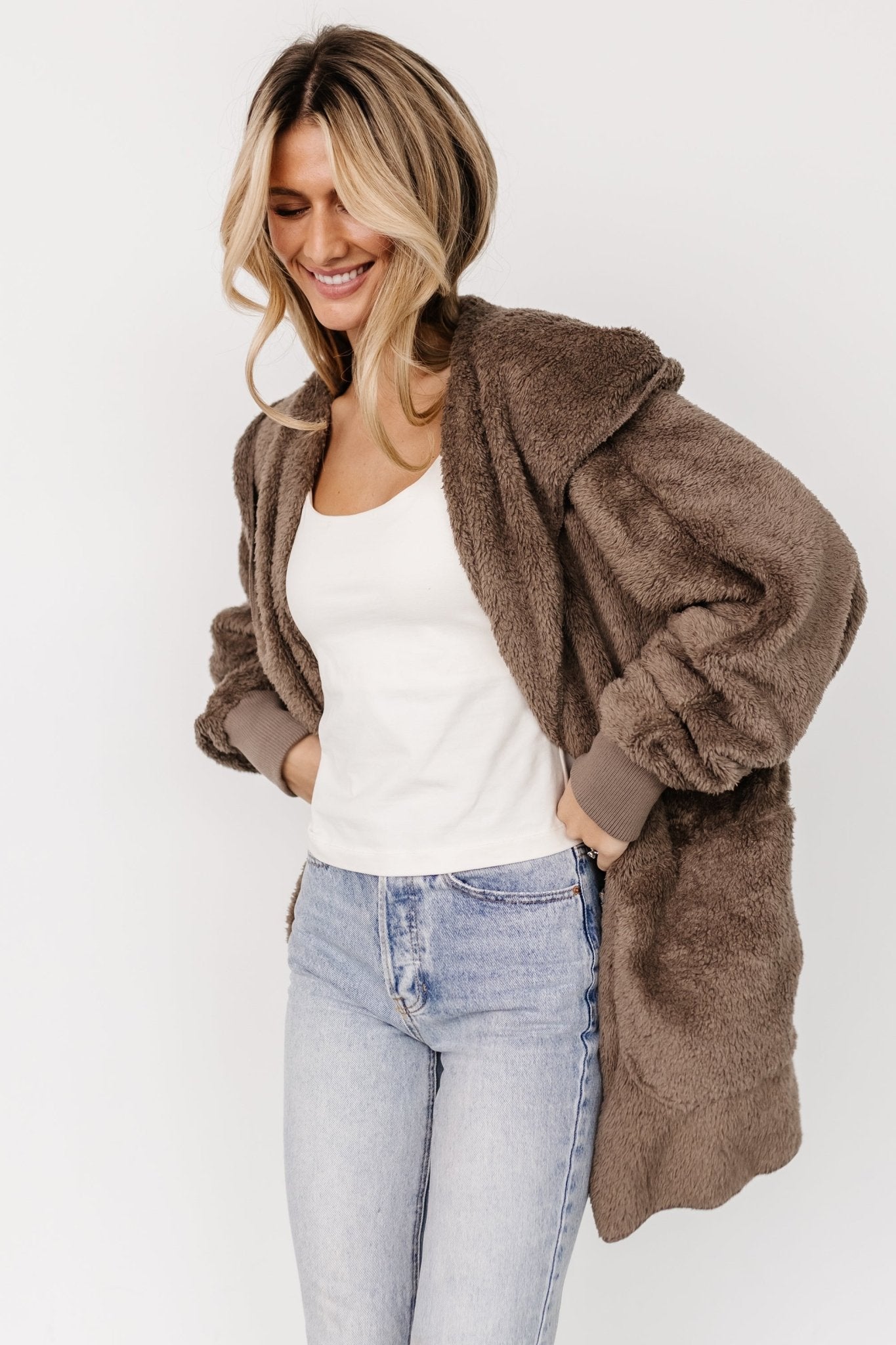 Melrose Teddy Jacket | Brown