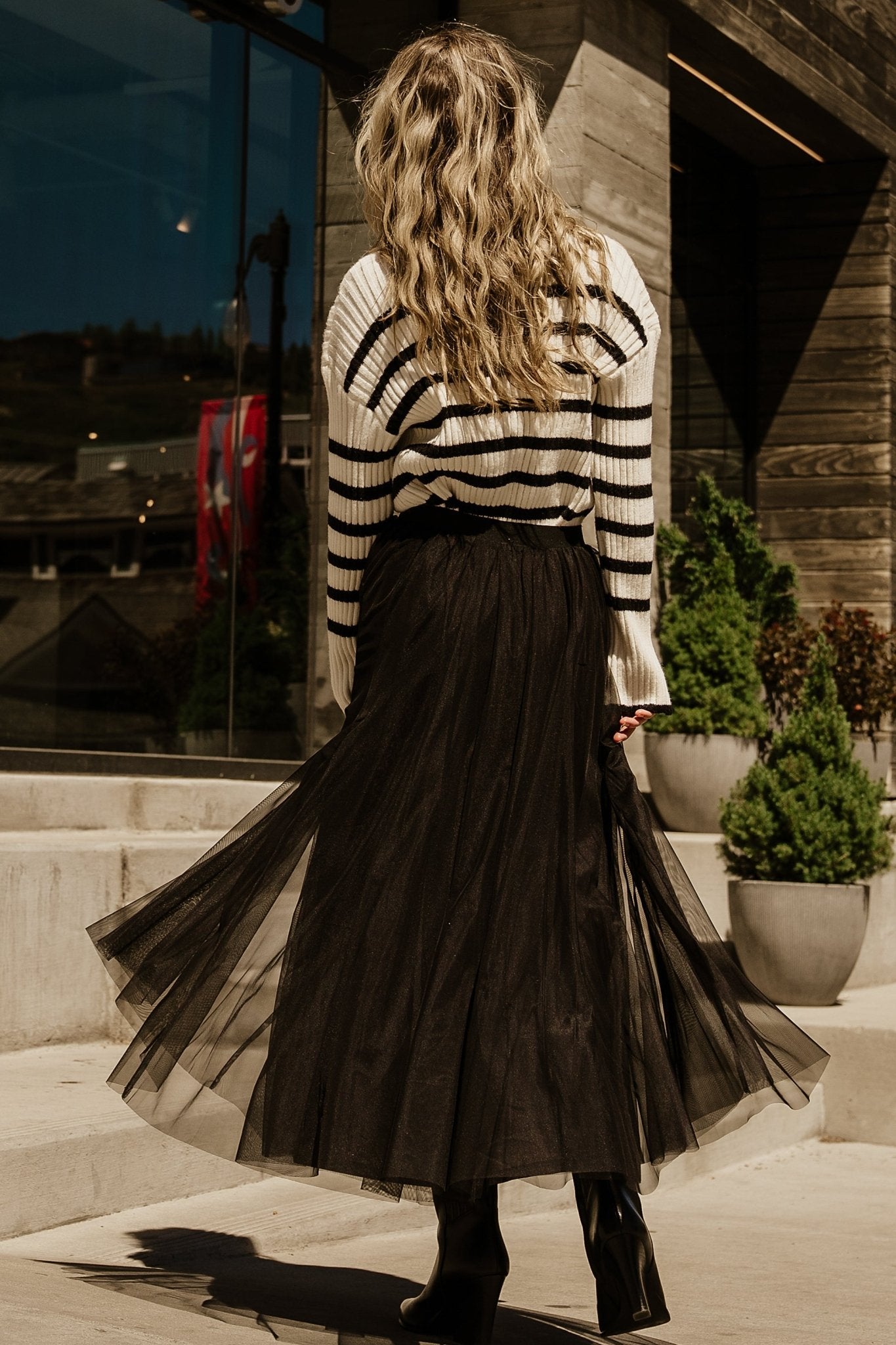 Mila Tulle Skirt | Black