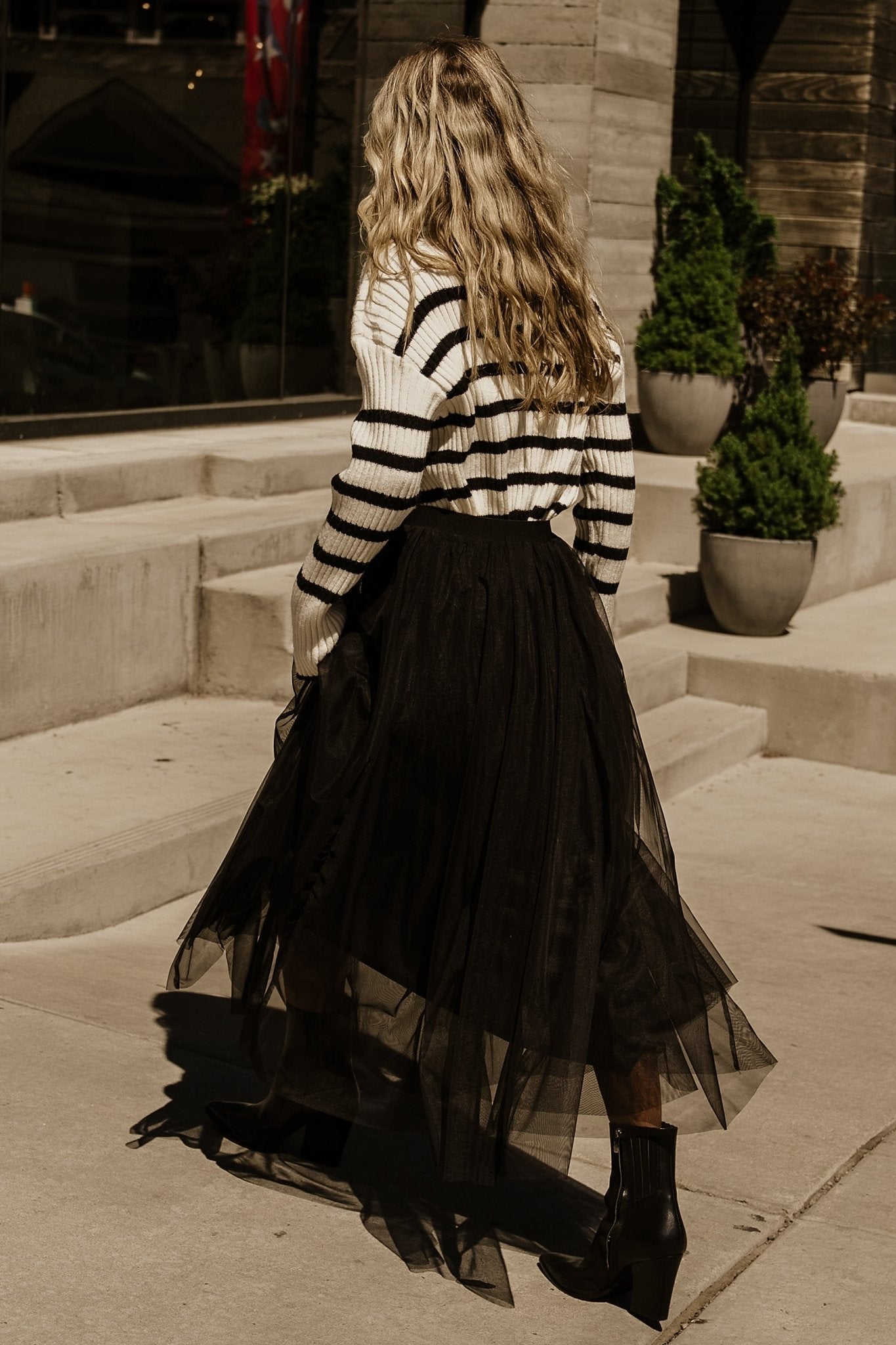 Mila Tulle Skirt | Black
