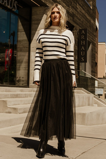 Mila Tulle Skirt | Black