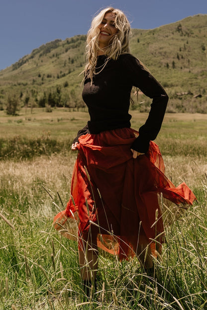 Mila Tulle Skirt | Cinnamon