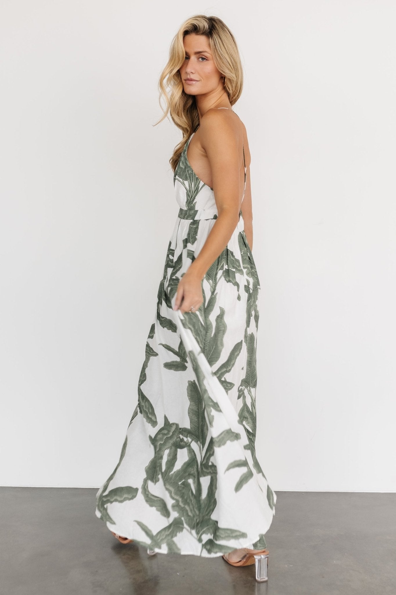 Miramar Maxi Dress | Green Print