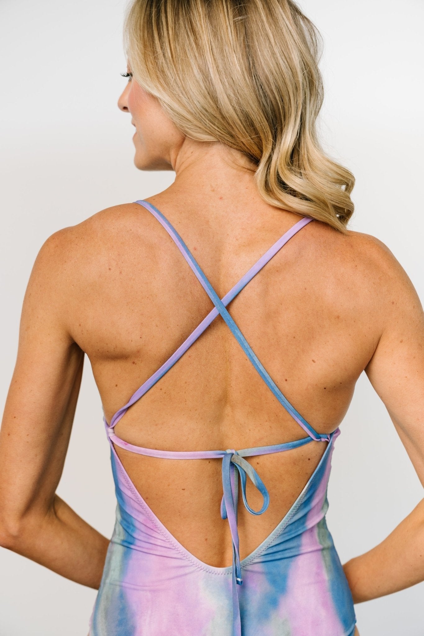 Mykonos One Piece | Purple + Blue