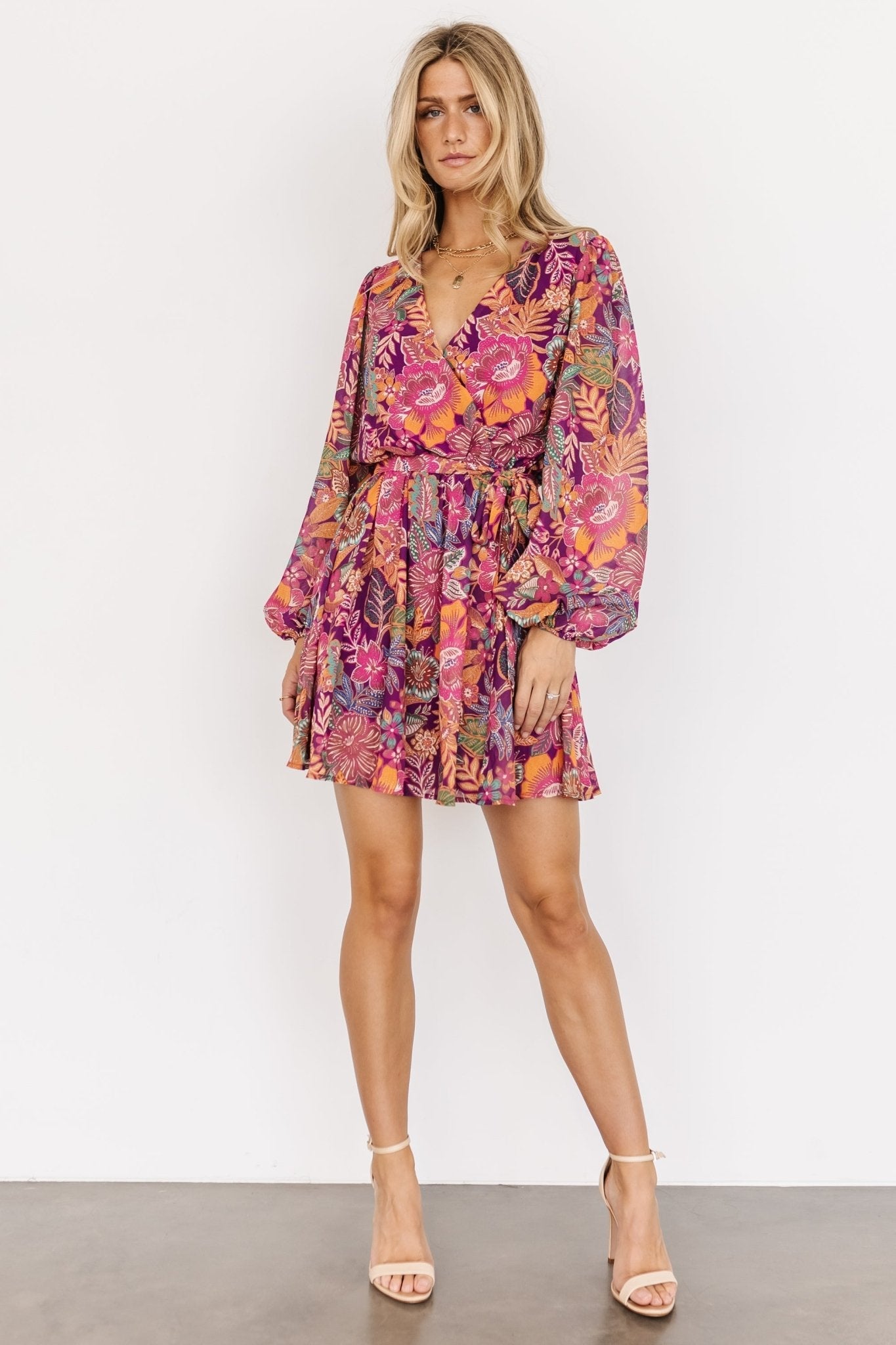 Newark Mini Dress | Purple Multi