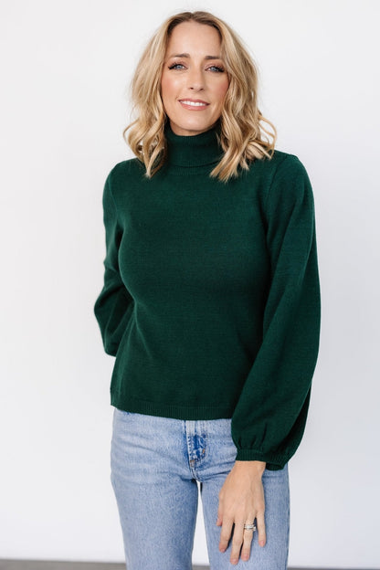 Nielsen Turtleneck Sweater | Emerald