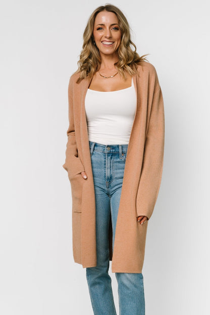 Nolan Cardigan | Camel