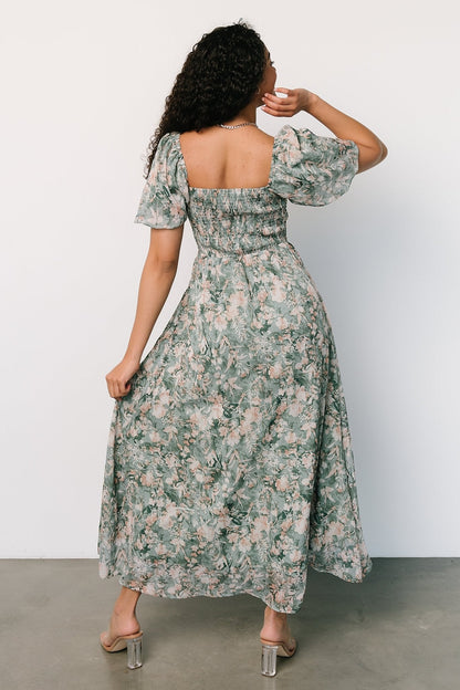 Raelynn Maxi Dress | Sage Floral