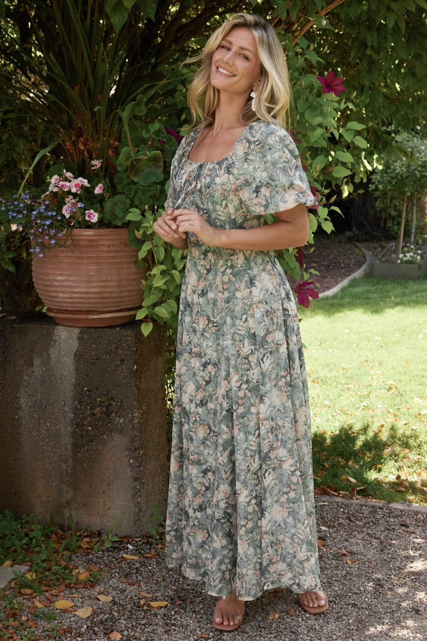 Raelynn Maxi Dress | Sage Floral