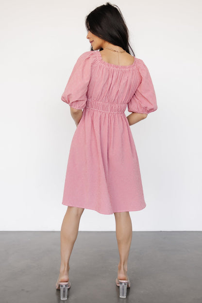 Shawna Short Dress | Red Gingham Print