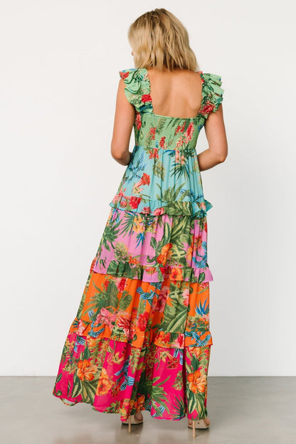 Sundara Tiered Maxi Dress | Multi