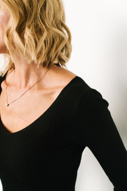 Tacey Midi Dress | Black