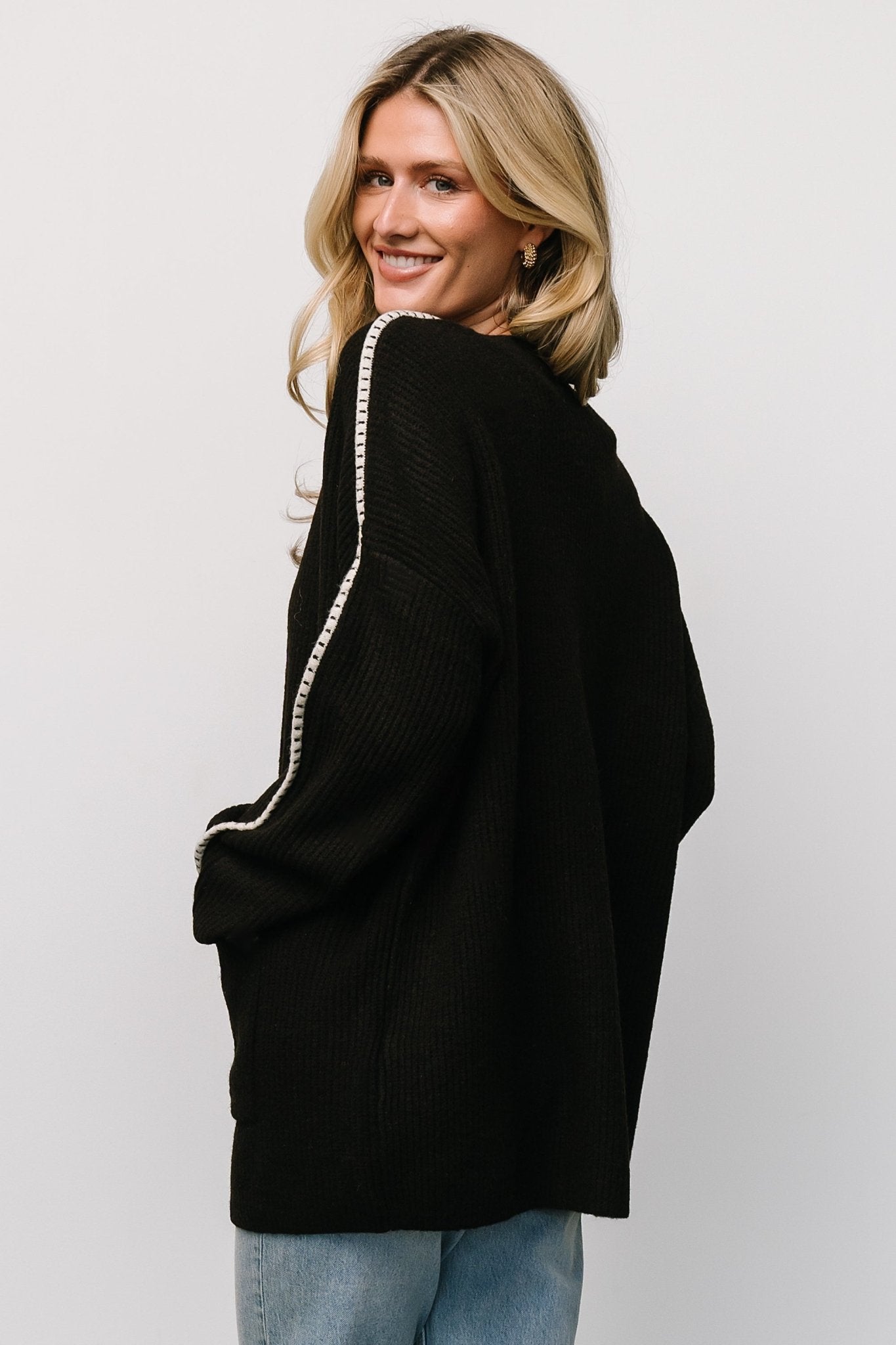 Tally Knit Cardigan | Dark Chocolate