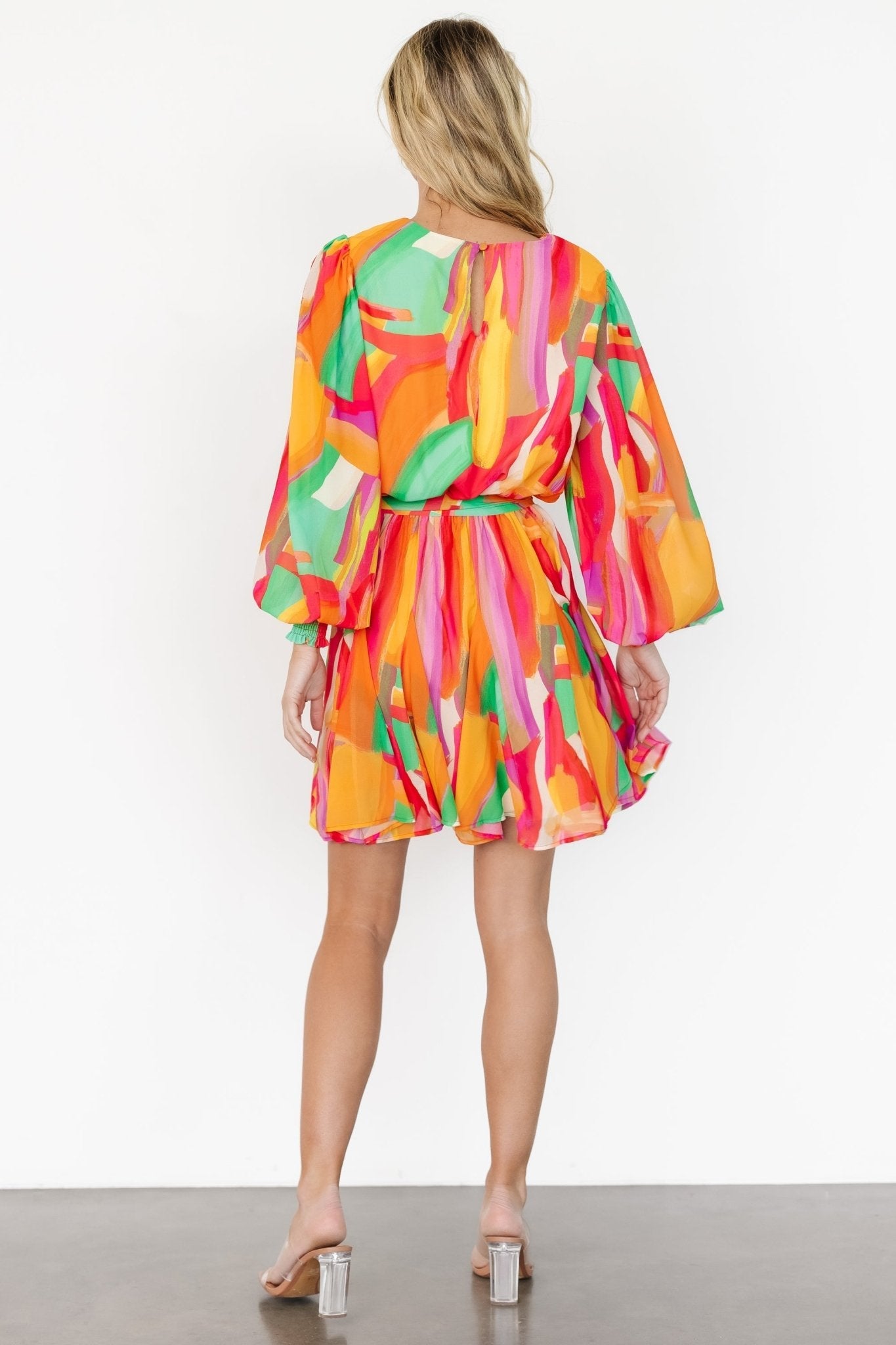 Tavana Short Dress | Multi Print