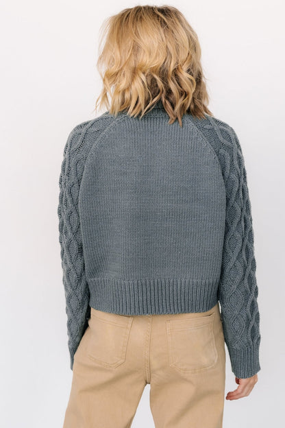 Vonn Turtleneck Sweater | Winter Green