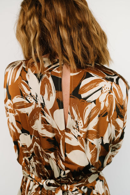 Yolanthe Maxi Dress | Copper Multi