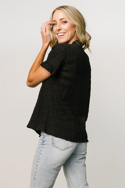 Zara Lace Top | Black